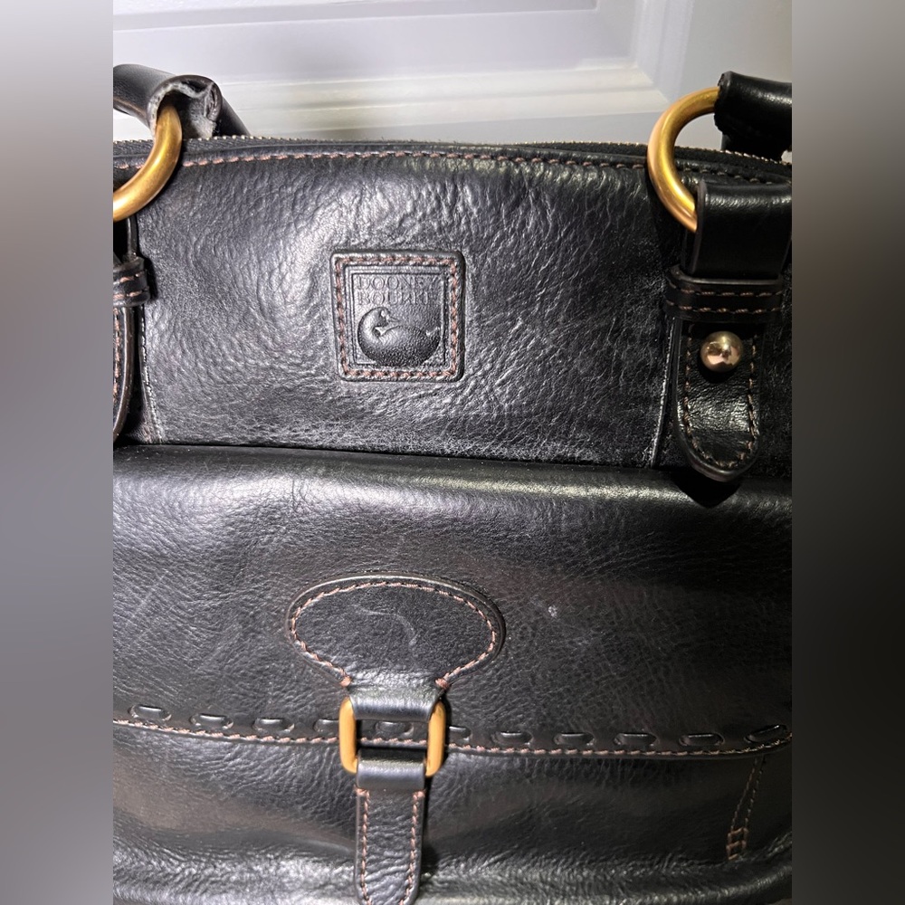 Vintage Dooney & Bourke Leather Handbag + Matching Wallet - Picture 5 of 17